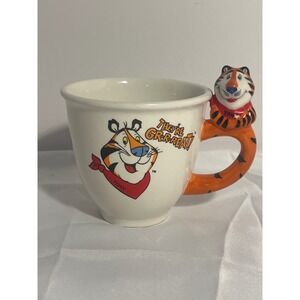 Tony the Tiger Mug 2001 Kelloggs Frosted Flakes 3D Figural Handle Houston Harves